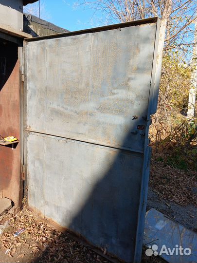 Ворота гаражные металлические бу