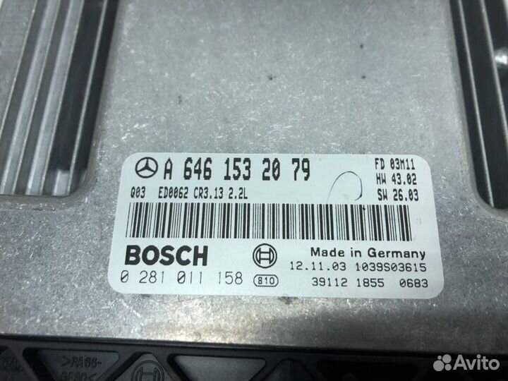 Эбу двс Mercedes-Benz E-Class универсал 646.961 30