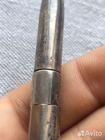 Антикварный ручка из Серебро