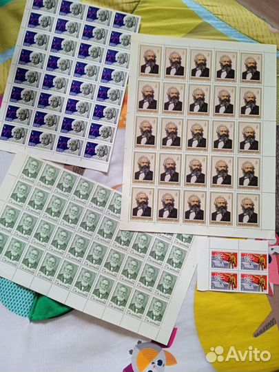 Марки негашеные СССР