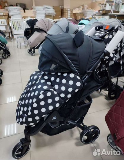 Коляска babalo 2023 Микки (белая рама)