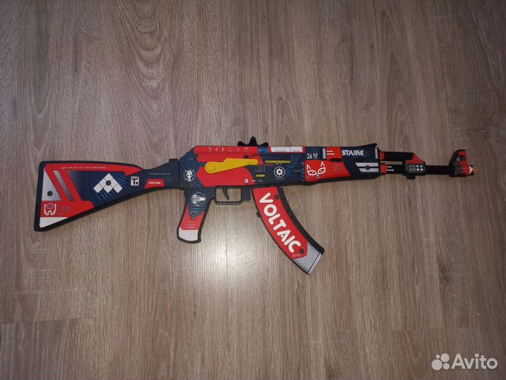 Резинкострел AK-47 Кровавый спорт кс го VozWooden