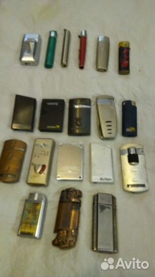 Зажигалки Camel # Marlboro # и другие кучкой