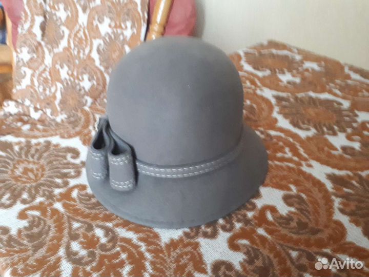 Шляпа фетровая женская4