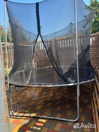 Батут каркасный с сеткой 305