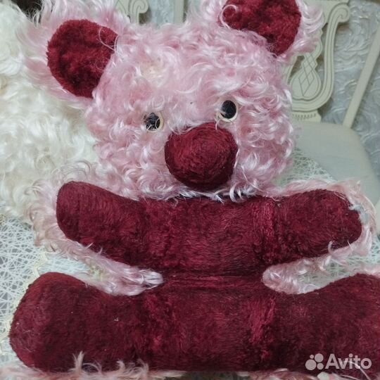 Собачка и мишка мягкая игрушка СССР