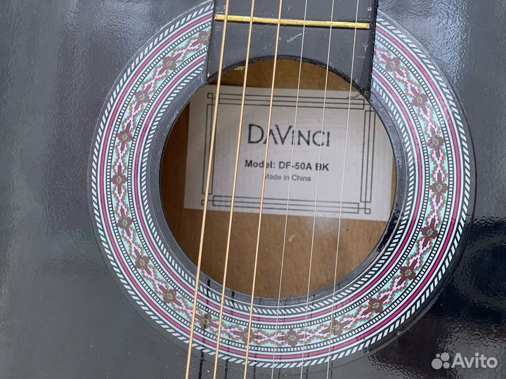 Гитара акустическая DaVinci DF 50A BK