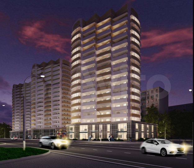 1-к. квартира, 43,4 м², 4/17 эт.