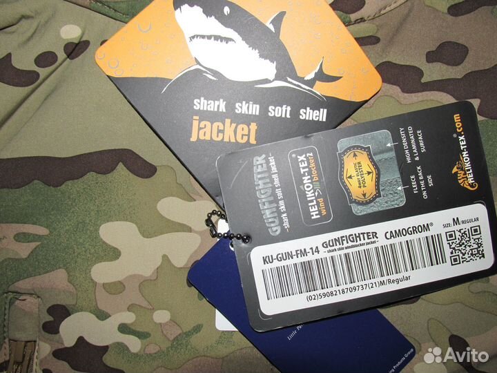 Куртка софтшелл Helikon-tex Gunfighter M мультикам