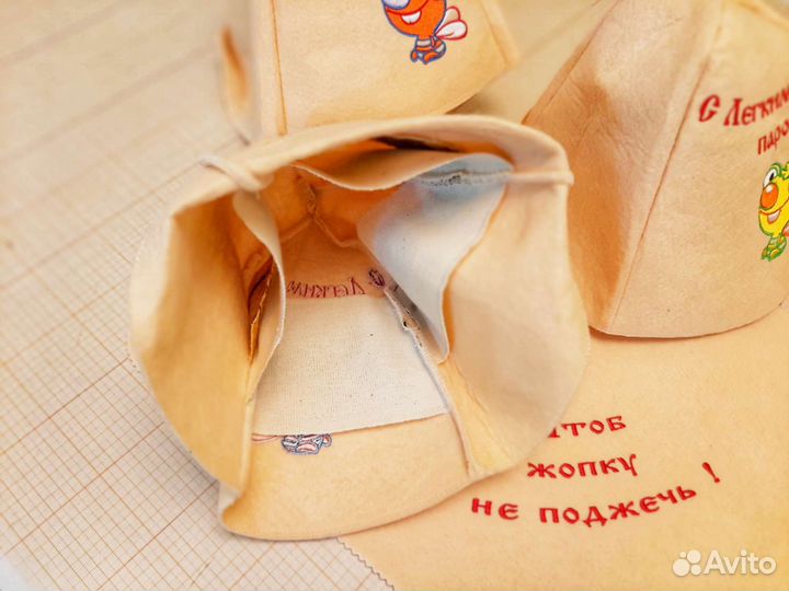Шапка для бани и сауны