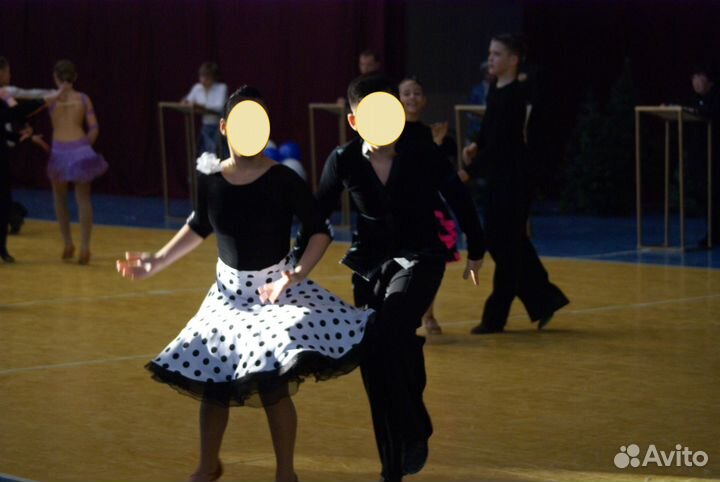 Платье для спортивных бальных танцев LA, Ю1