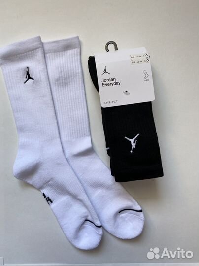 Носки Jordan (черные,белые)