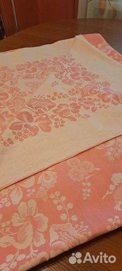 Скатерть жаккардовая лен СССР