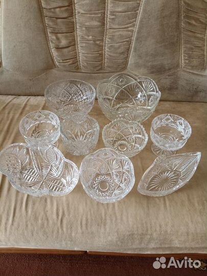 Ваза хрустальная