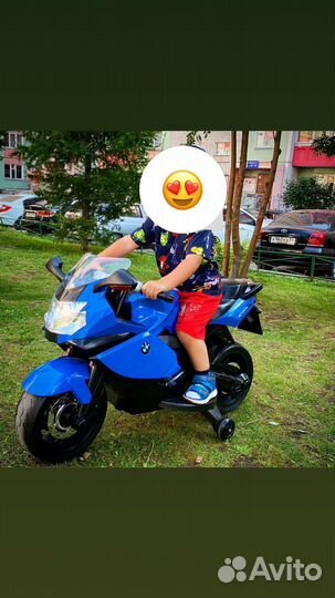 Электрический мотоцикл детский
