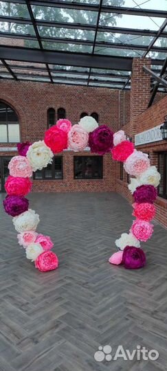 Свадебная арка фотозона декор