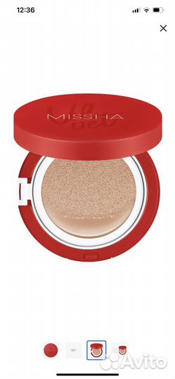 Кушон missha velvet spf 50+