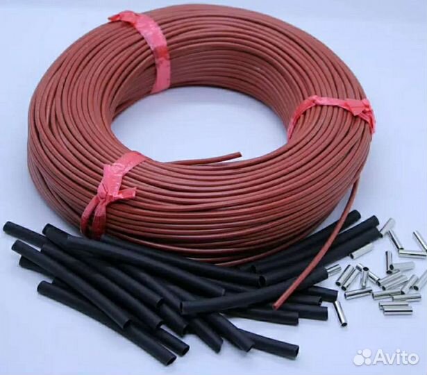 Греющий кабель 12К 33 Ом из углеродистого волокна