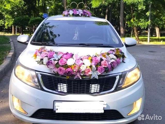 Украшение на свадебную машину