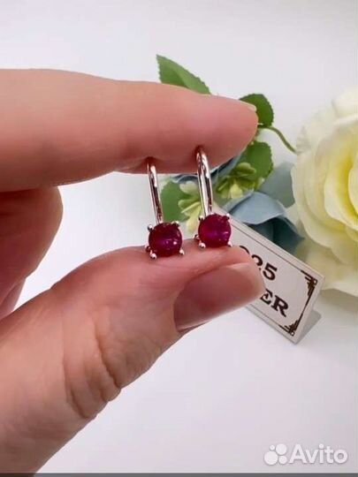 Серебряные серьги 925 пробы
