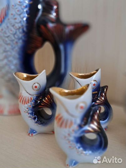 Сервиз советский рыбки