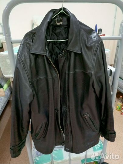 Кожаная куртка мужская