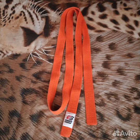 Оранжевый пояс карате