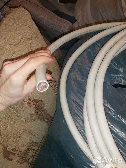 Кабель витая пара, U/UTP, 3, 100 пар (24 AWG)