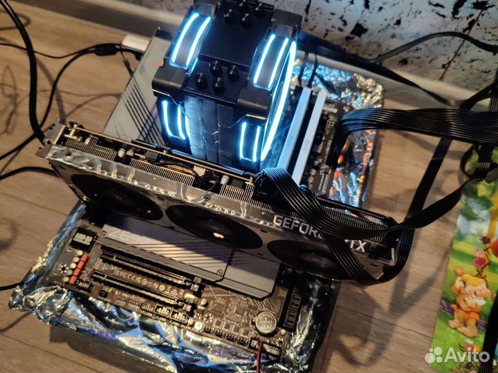 I5 12600kf+gigabyte Z690 gaming X+32gb ddr5+кулер