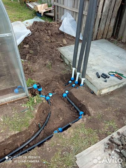 Монтаж системы капельного полива