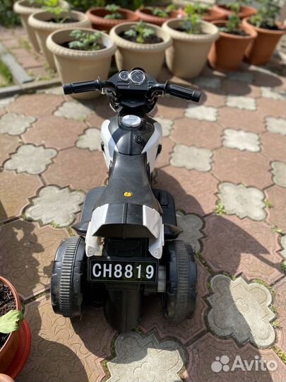 Детский мотоцикл на аккумуляторе бу