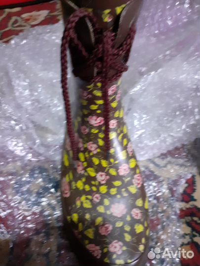 Сапоги резиновые женские 41