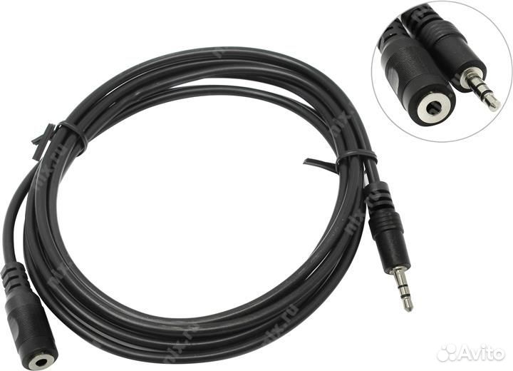 Кабель удлинительный Jack 3.5 папа — Jack 3.5 мама