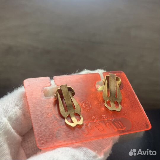 Серьги Под Жемчуг С Оригинальной Подставкой СССР