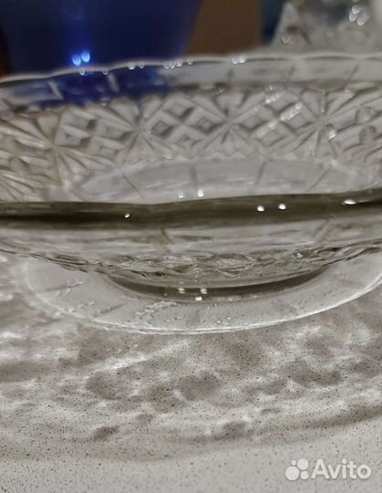 Ваза для фруктов стекло СССР