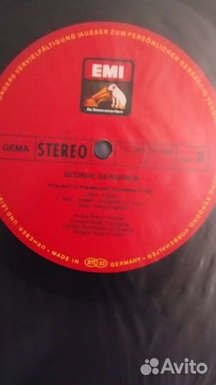 Пластинка. Винила. Гершвин