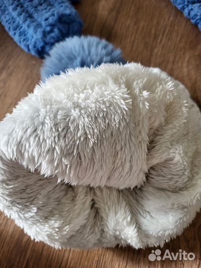 Комплект шапка и шарф, руковички