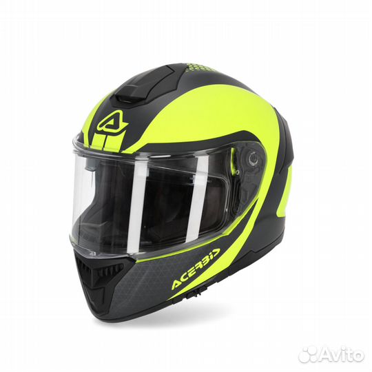 Шлем интеграл Acerbis krapon Fluo-Yellow/Black