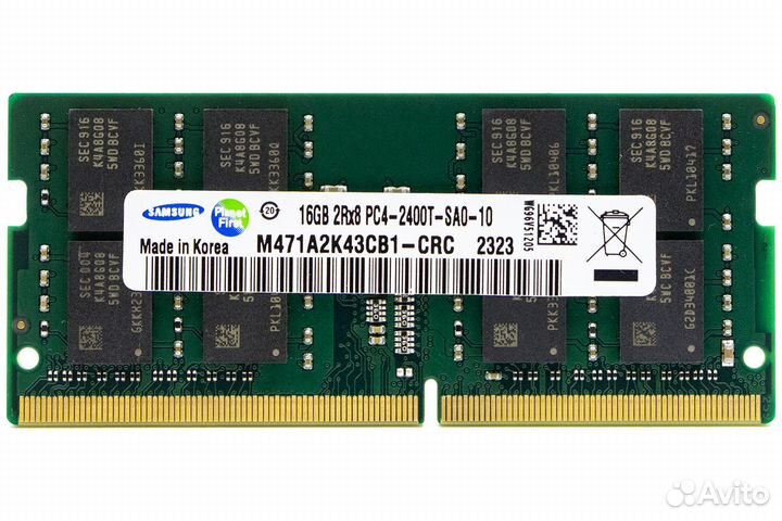 Новый sodimm DDR4 16GB PC19200 2400 мгц Samsung