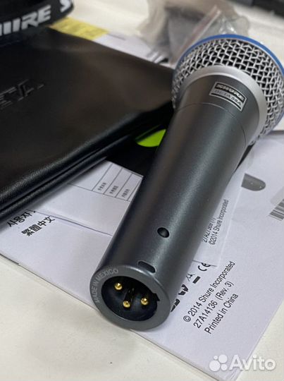 Микрофон shure beta 58a