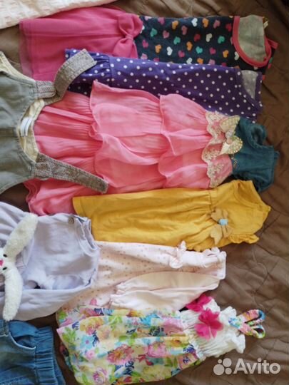 Вещи пакетом на девочку от 1.5 до 2х лет (74-86)