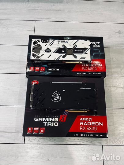 Radeon RX 6800 Nitro+ & GamingX trio