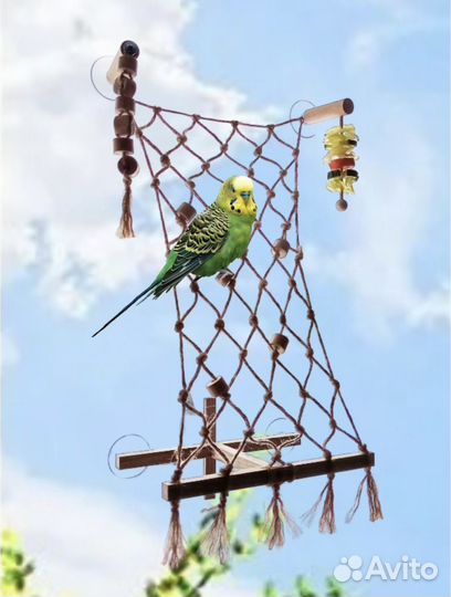 Стенд на окно для попугая