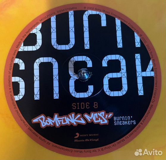 Винил Bomfunk MC's – Burnin' Sneakers (color)