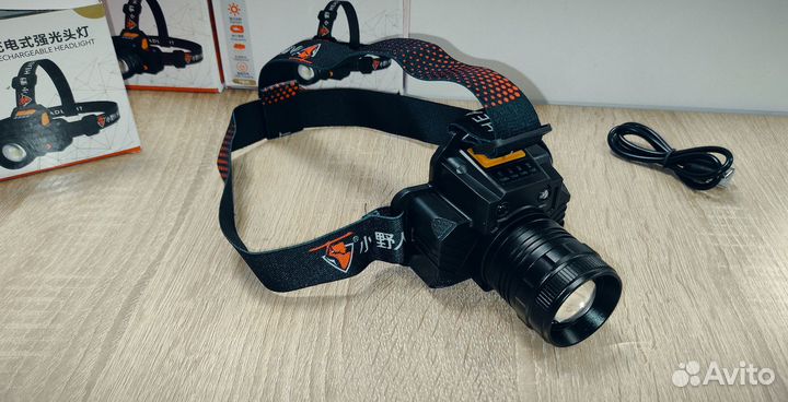 Яркий и мощный налобный фонарь Т58
