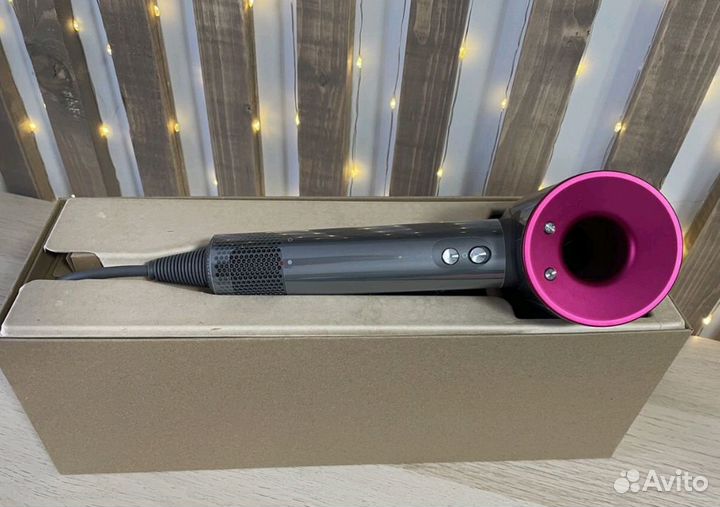 Фен стайлер dyson long с насадками лонг