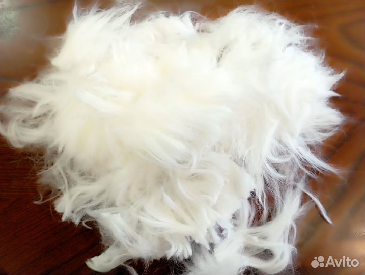 Пух, шерсть ангорского кролика