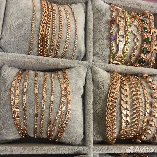 Браслеты дубайское золото