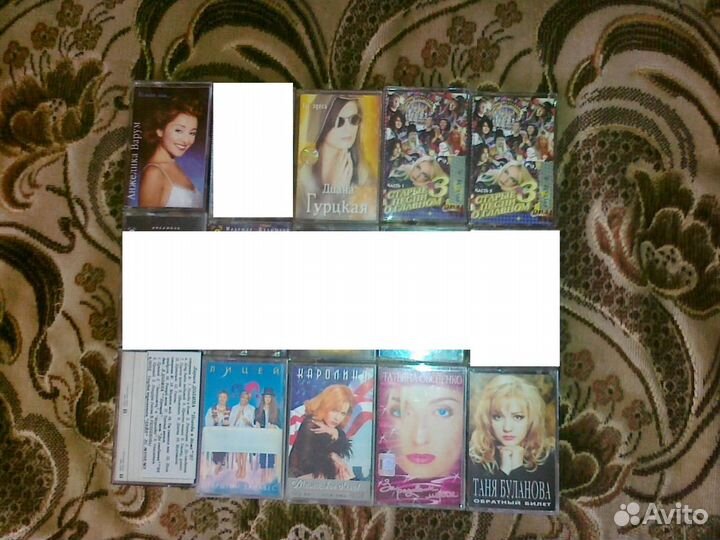 Аудиокассеты 23шт эстрада, поп, рок,список