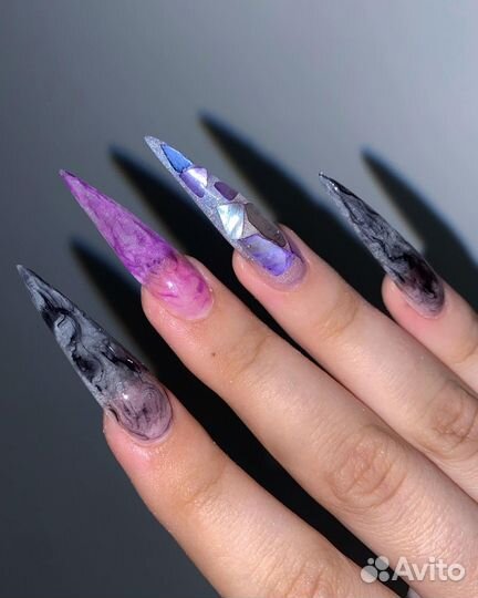 Наращивание ногтей, Маникюр